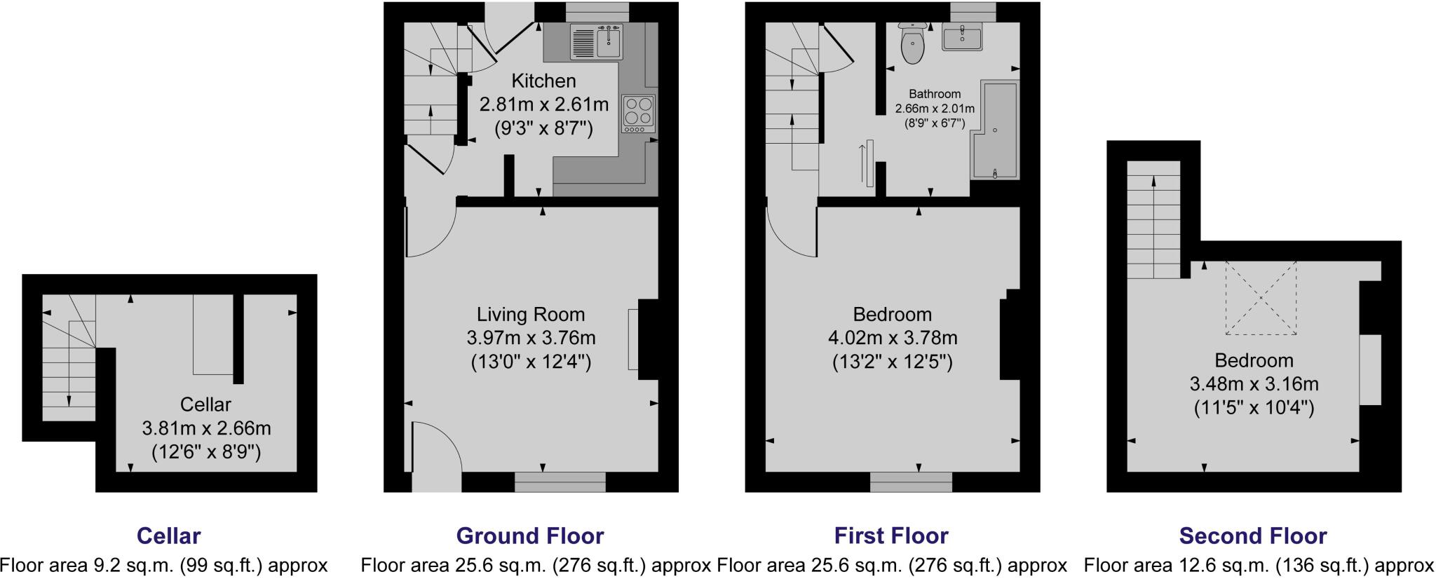 Pond Street, Barnsley floorplan