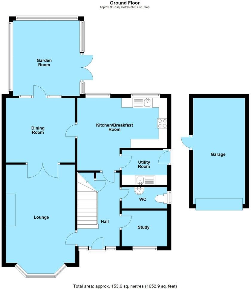 Maxwell Way, Lutterworth, LE17 floorplan