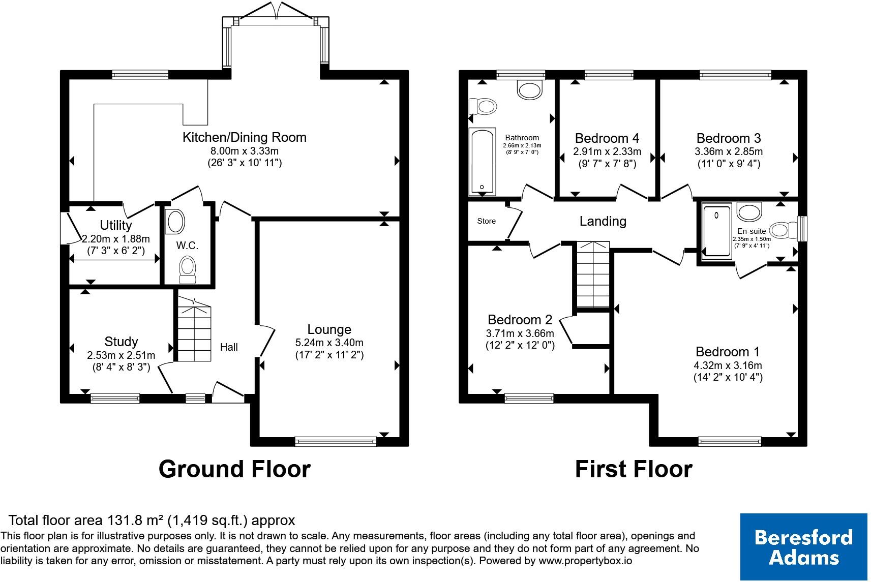 Meadow Way, CHESTER, Cheshire, CH1 floorplan