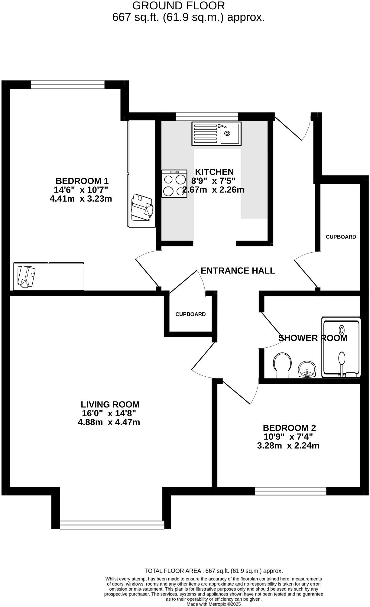 Northwood Square, Fareham floorplan