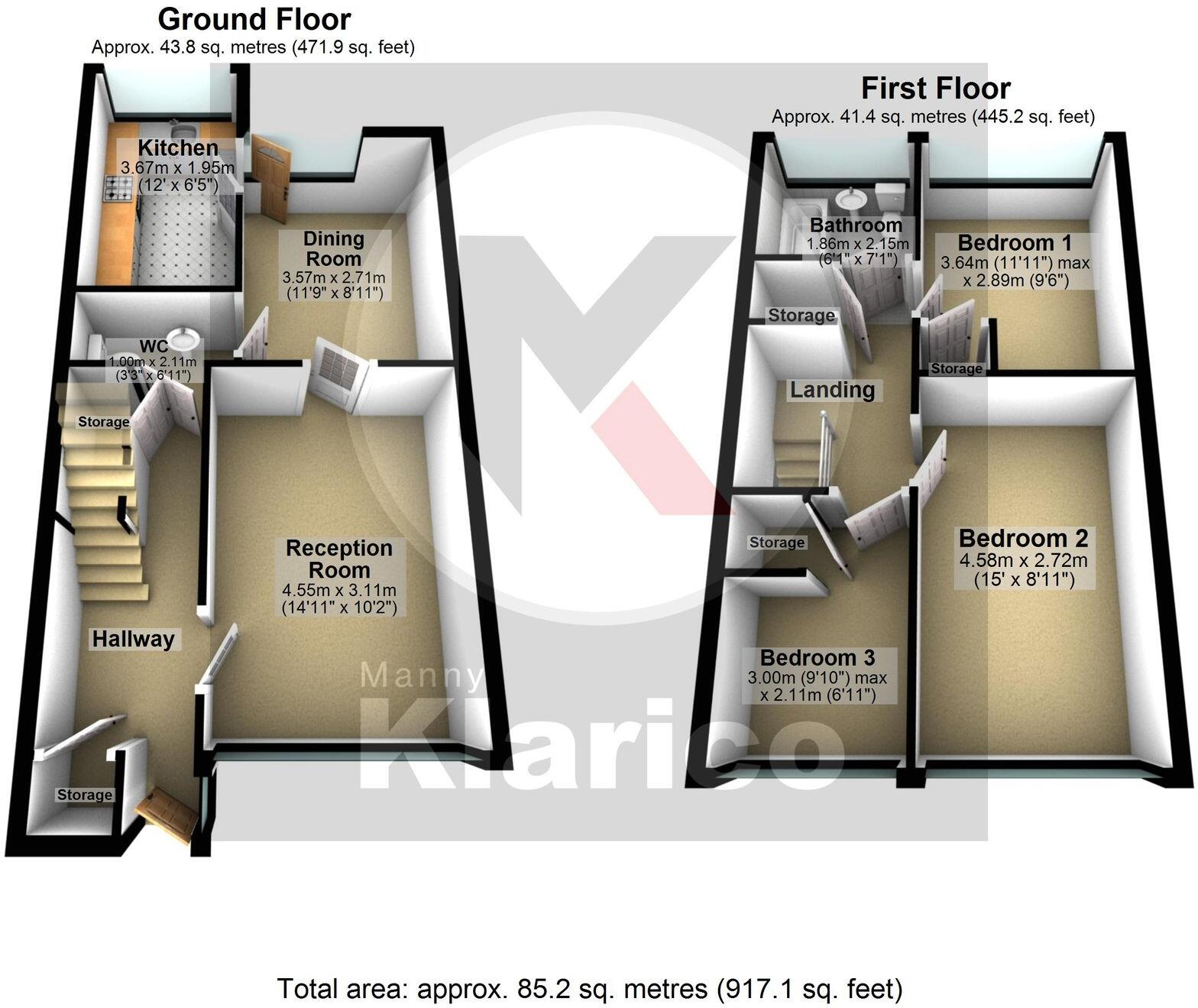 White Road, Sparkbrook, B11 floorplan