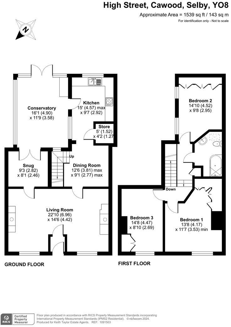 High Street, Cawood floorplan