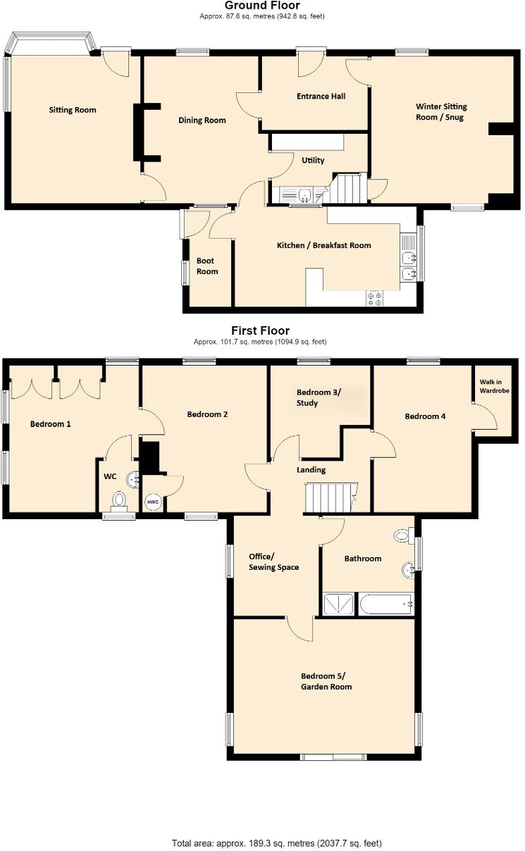 Wigmore, Leominster, Herefordshire, HR6 9UF floorplan