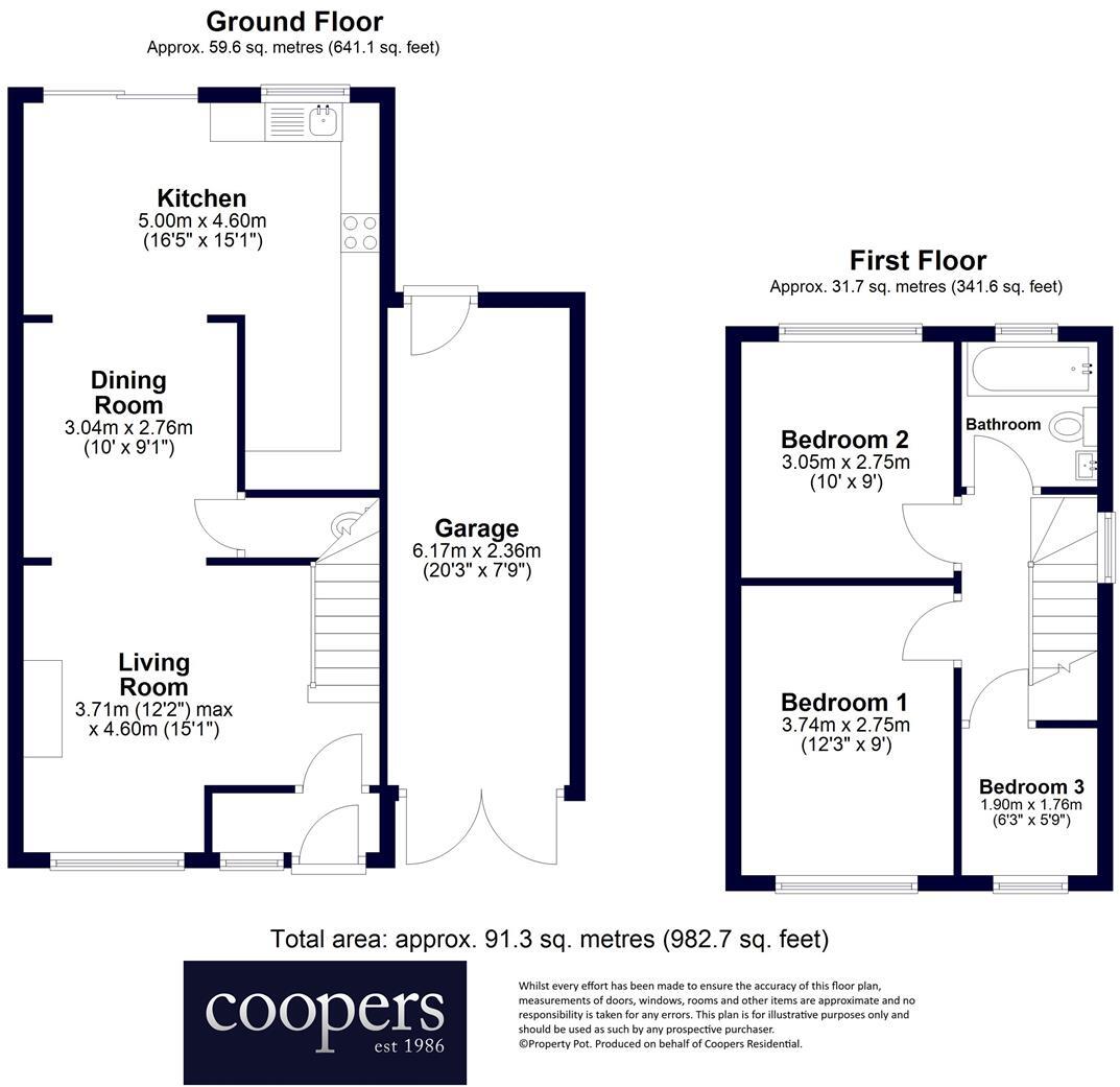 Boxtree Lane, Harrow floorplan