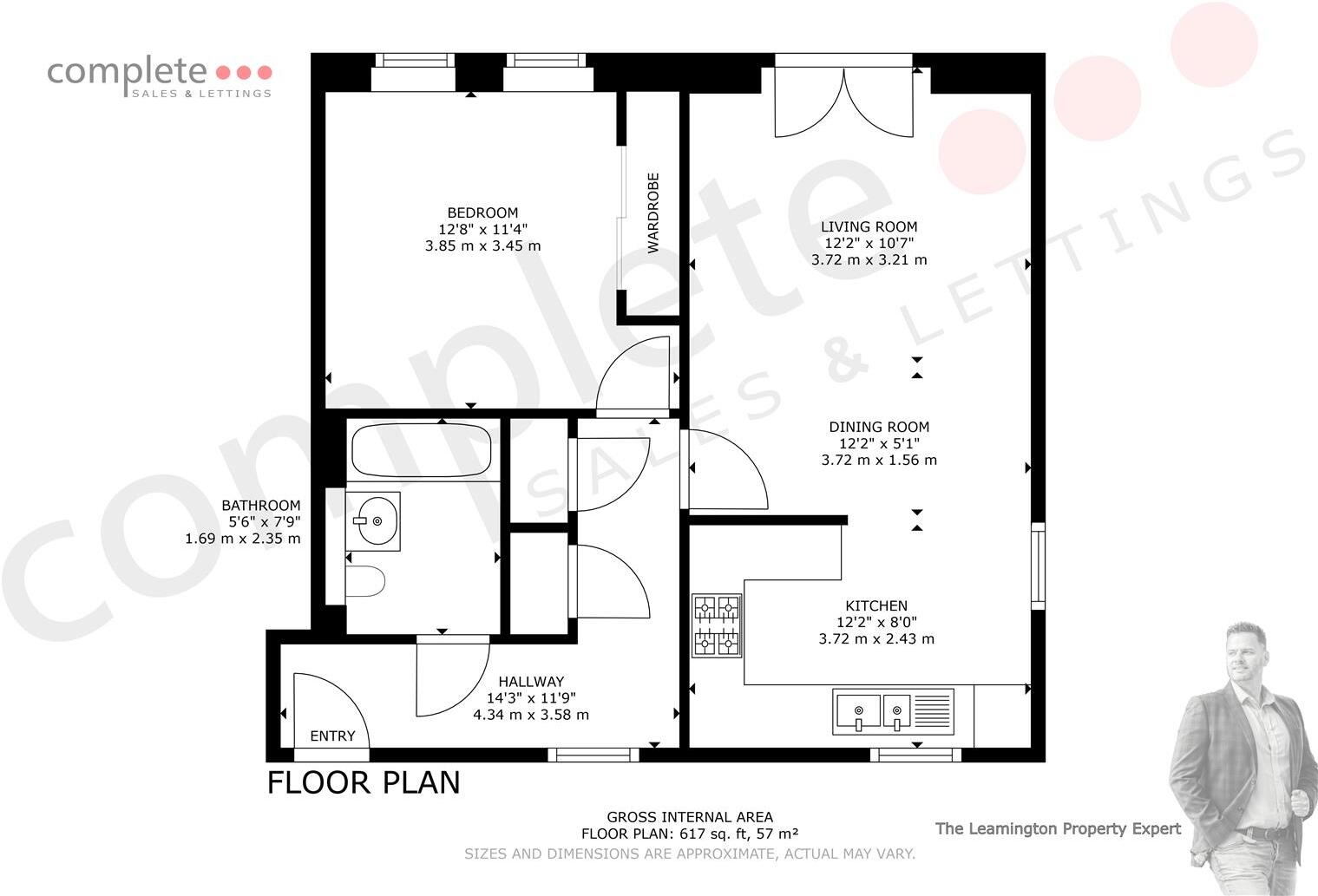 Tatler Close, Warwick floorplan