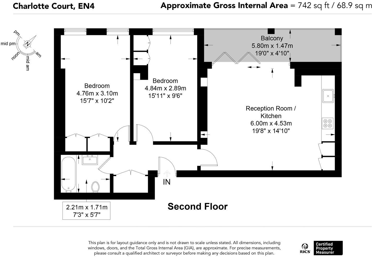 East Barnet Road, Barnet floorplan