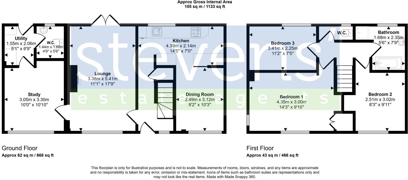 Oaklands, Petrockstow, Okehampton, Devon, EX20 floorplan
