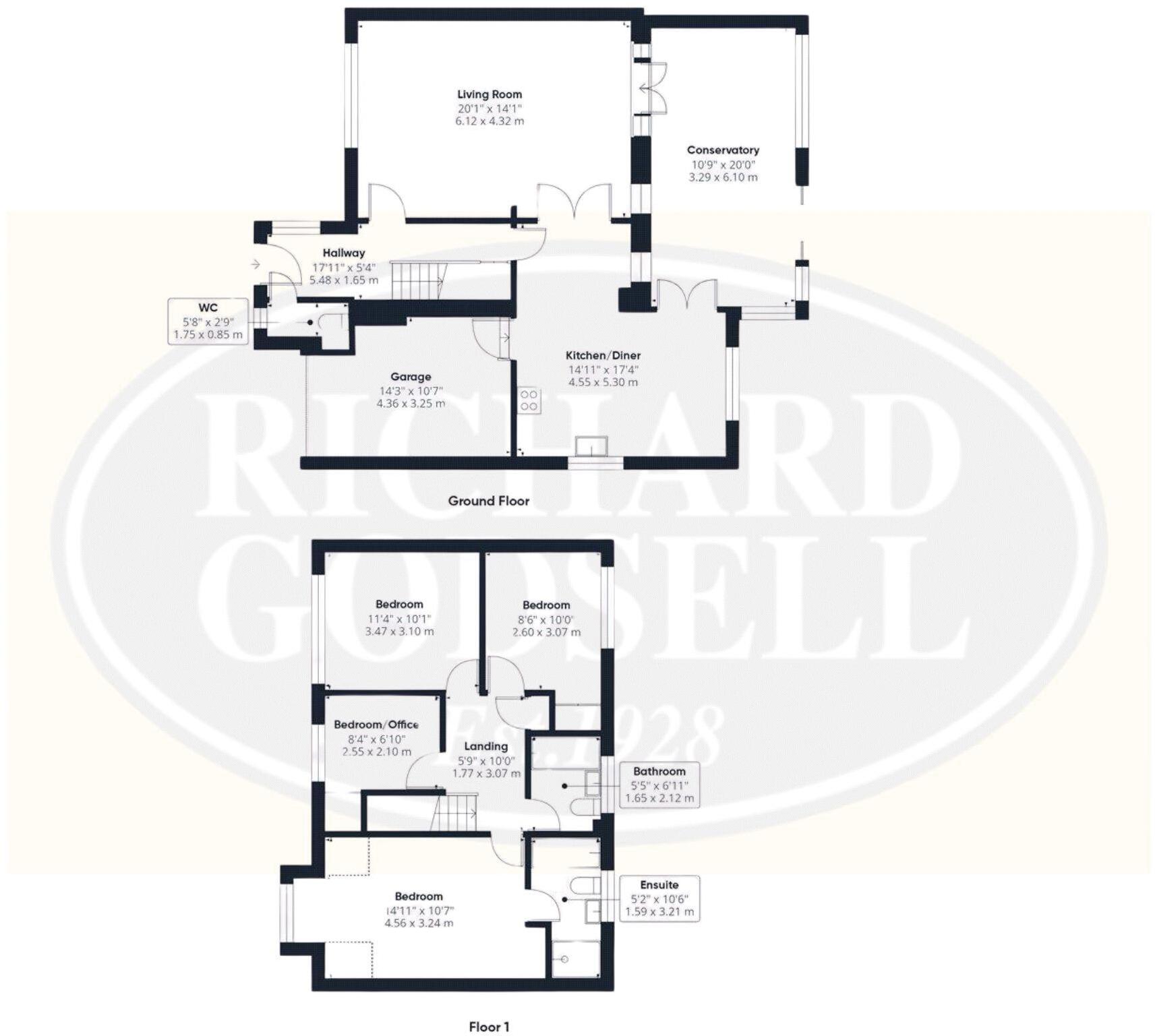 Burton, Christchurch floorplan