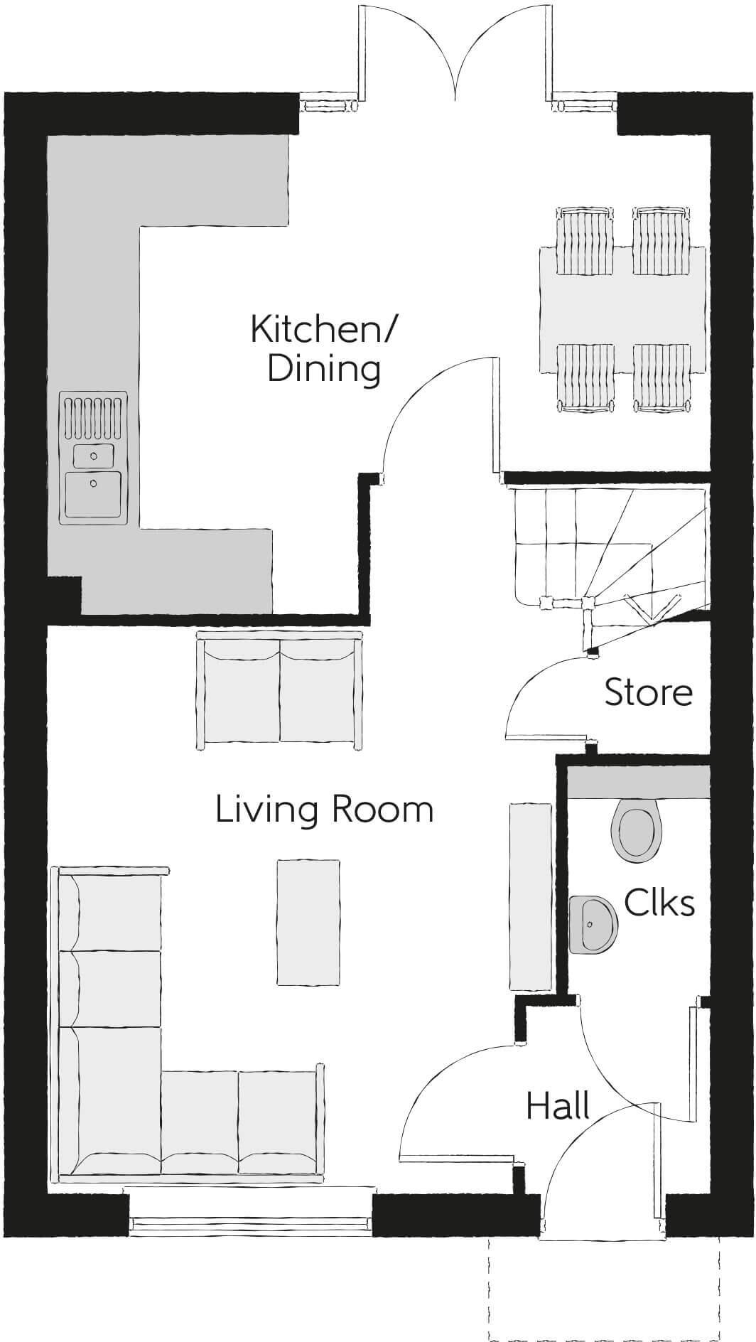 Buttercross Meadows
Brigg
DN20 8GG floorplan