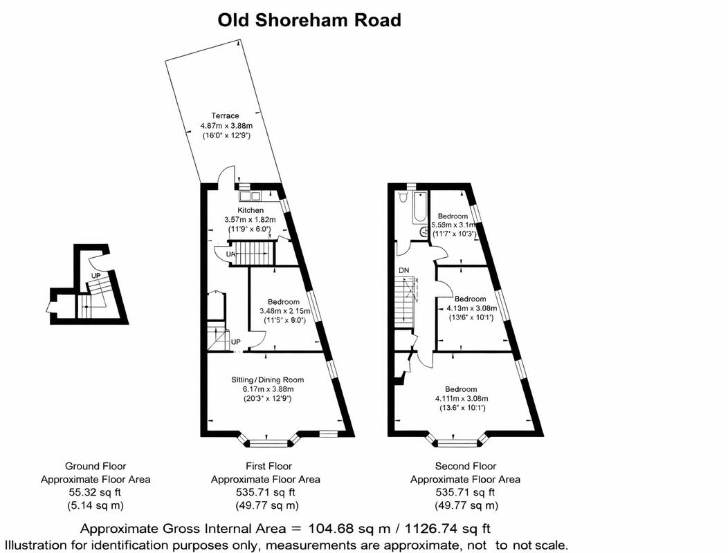 Old Shoreham Road, Hove floorplan