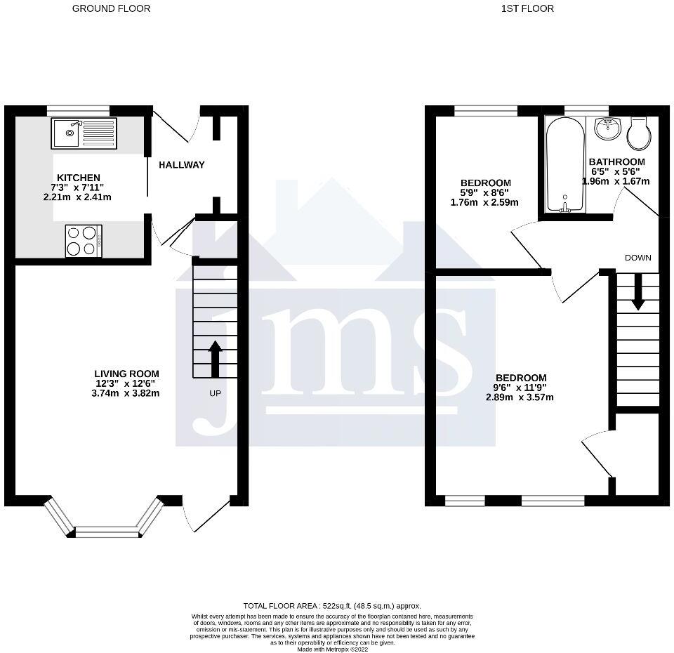 Shelton Avenue, Hucknall floorplan