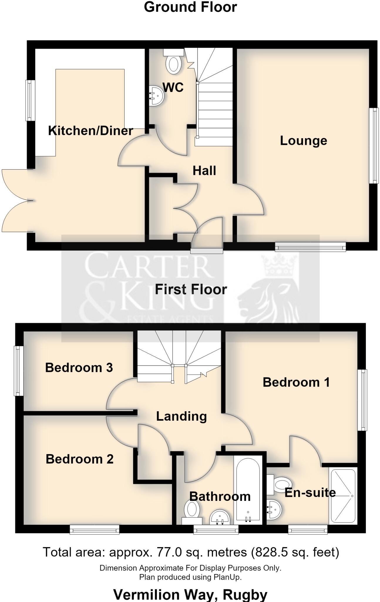 Vermilion Way, Ashlawn Gardens, Rugby floorplan
