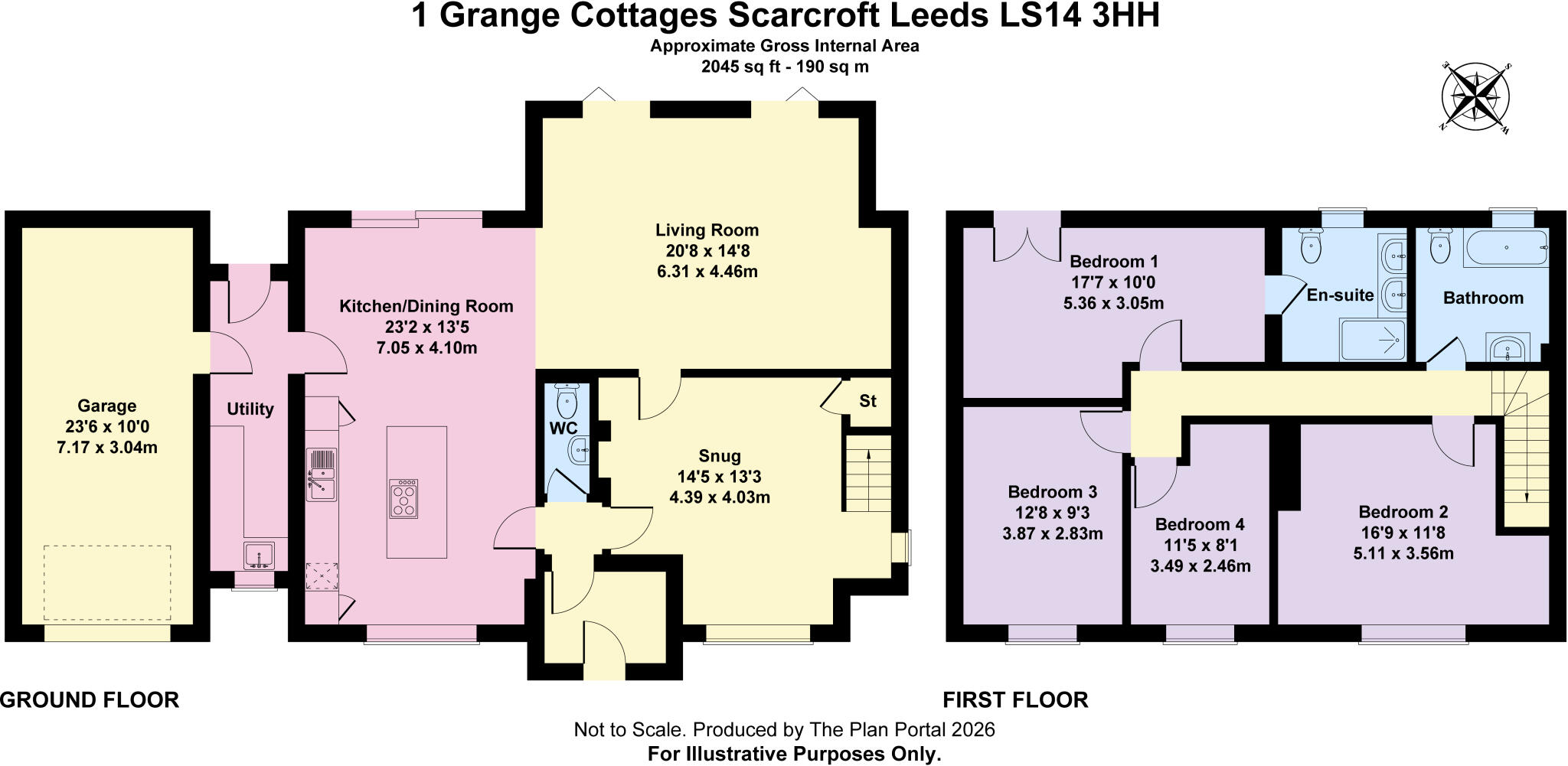 Grange Cottages, Wetherby Road, Scarcroft, LS14 floorplan