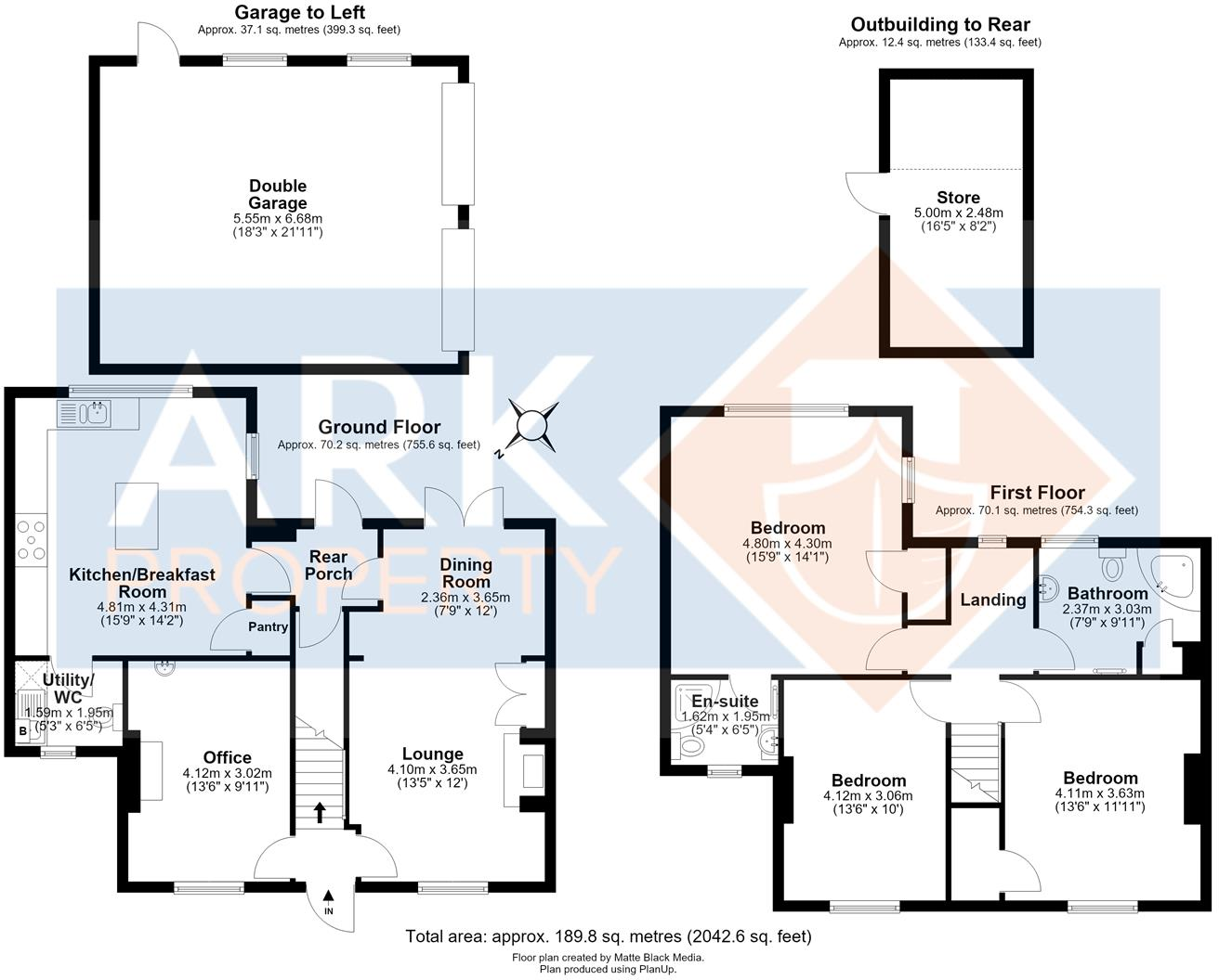 Water Gate, Quadring floorplan