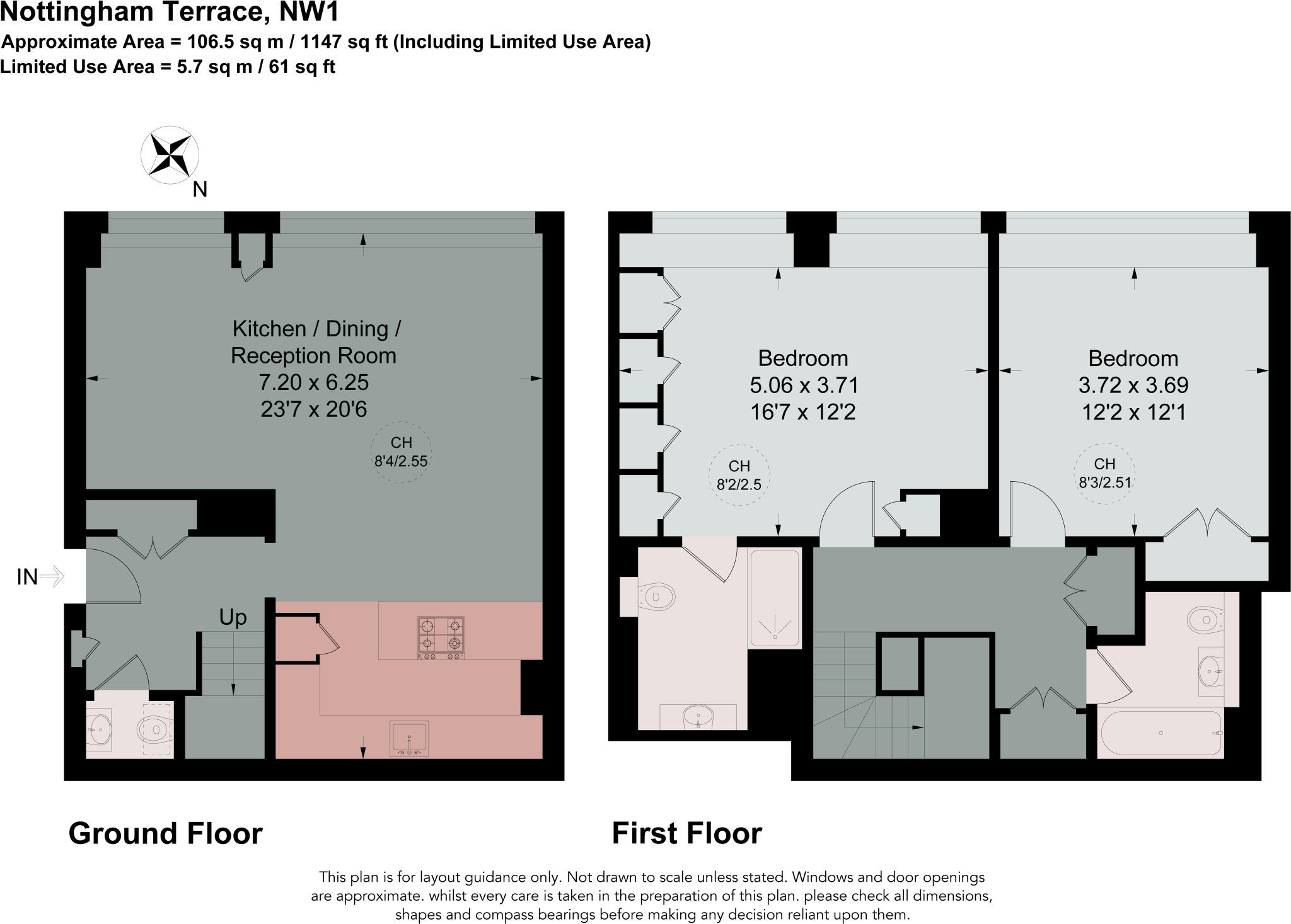 Nottingham Terrace, Regent's Park, London, NW1 floorplan