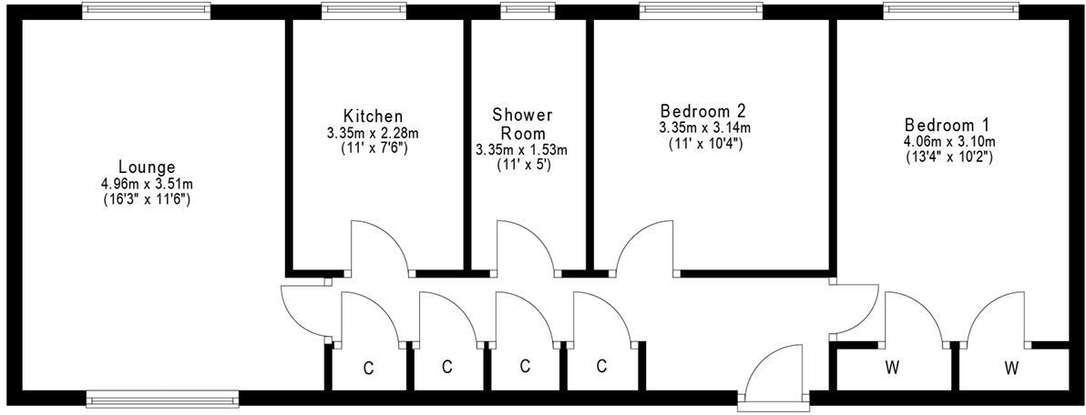 John Knox Street, Clydebank floorplan
