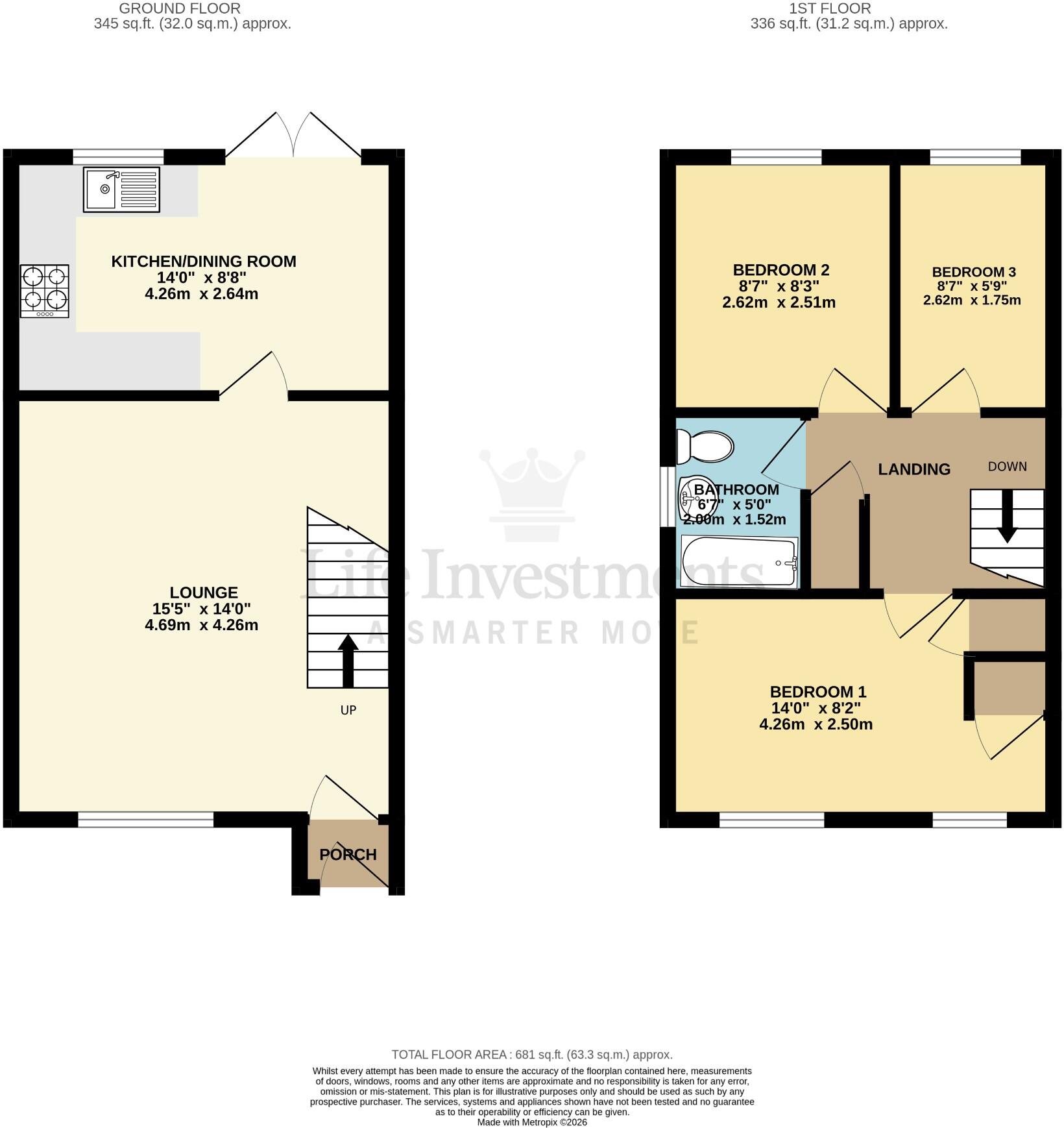 Pendred Road, Rugby, Warwickshire, CV22 floorplan