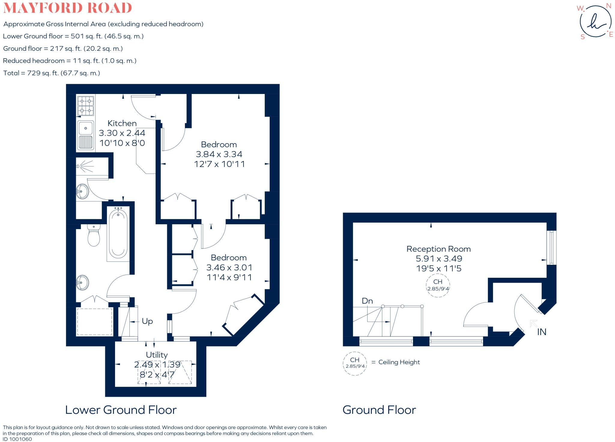 Mayford Road London SW12 floorplan