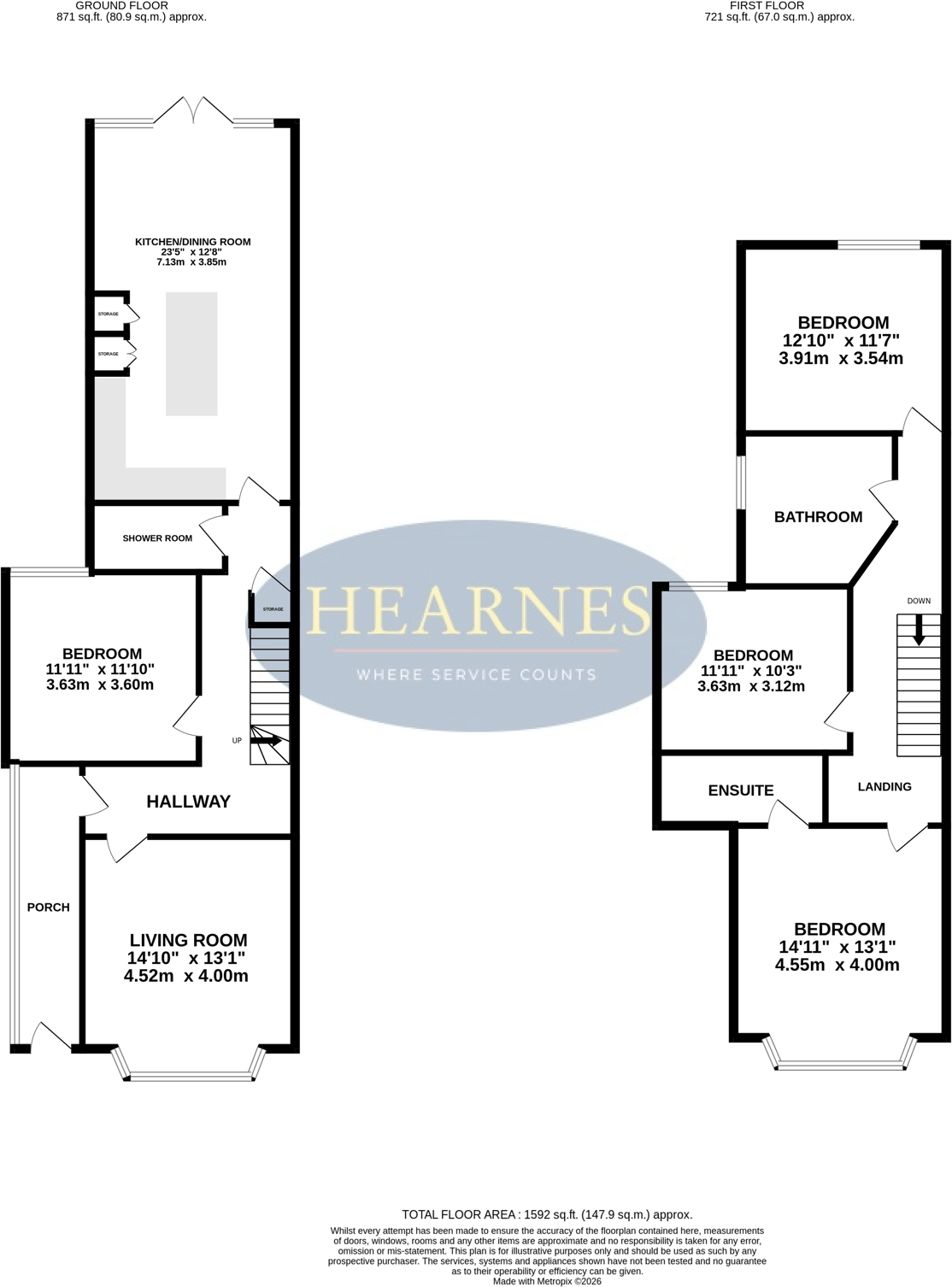 Gordon Road, Bournemouth, BH1 floorplan