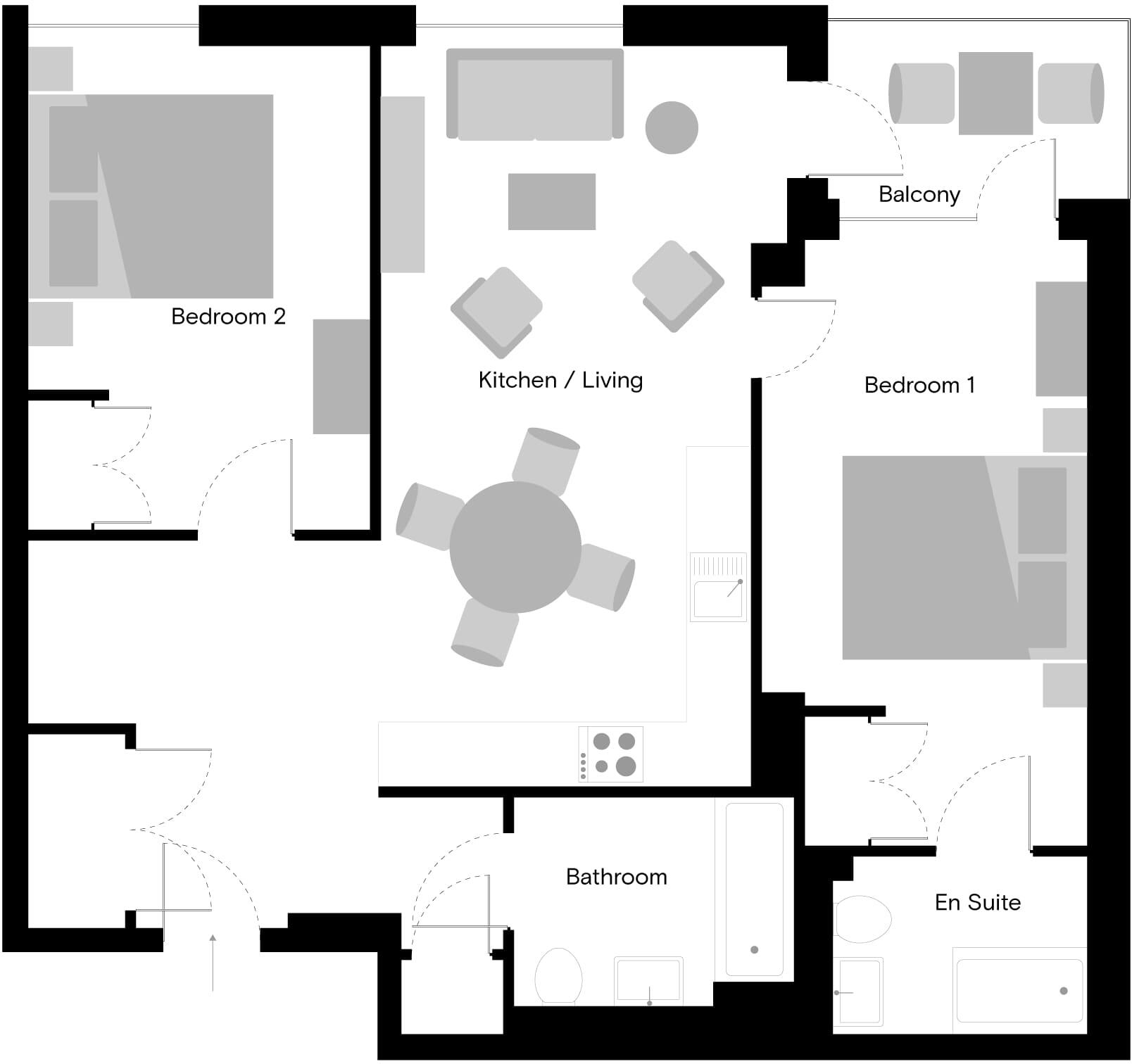 Gessner Apartments, Watermead Way, Tottenham Hale, N17 9RF floorplan