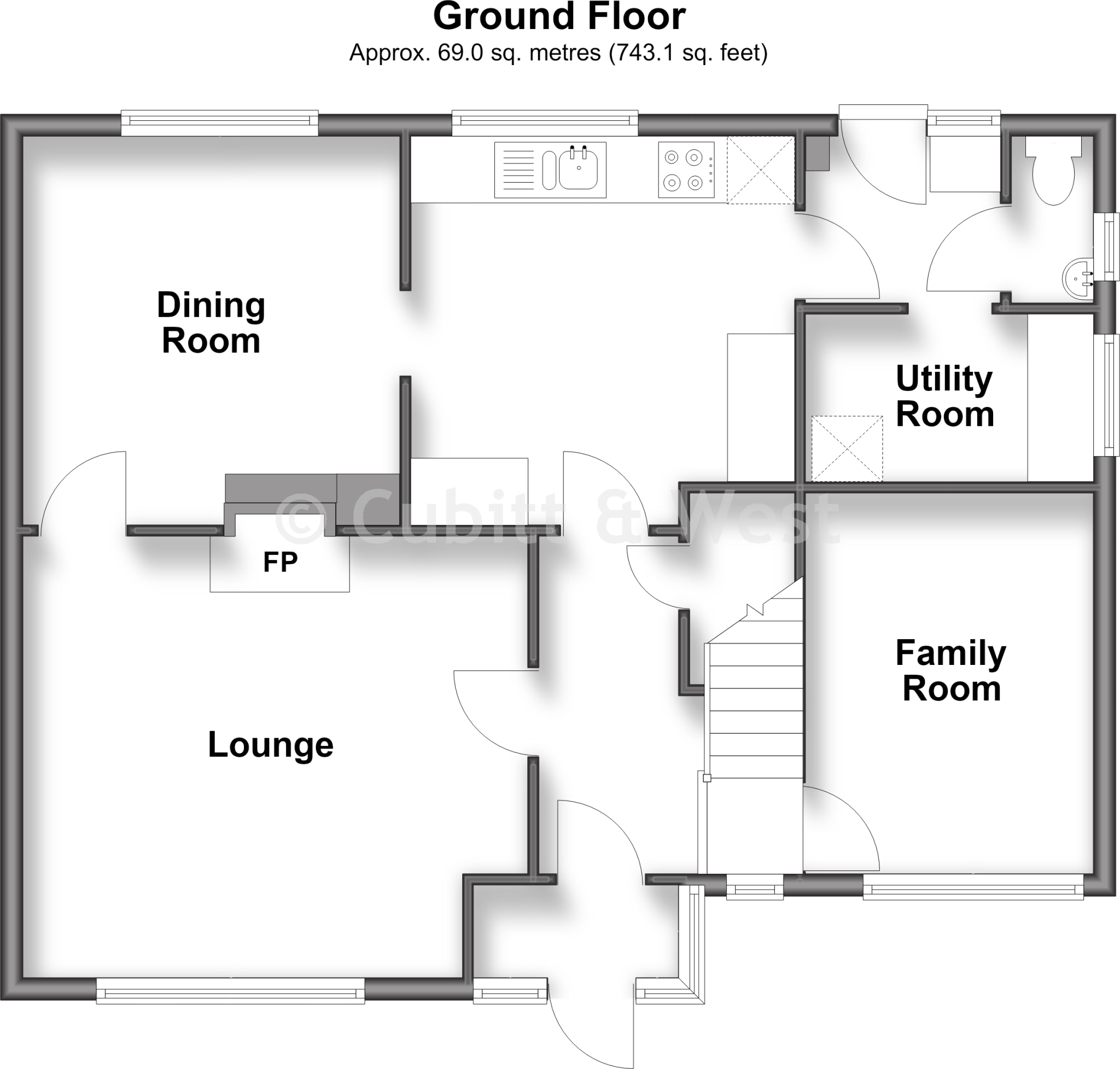 High Street, Buxted, Uckfield, East Sussex floorplan