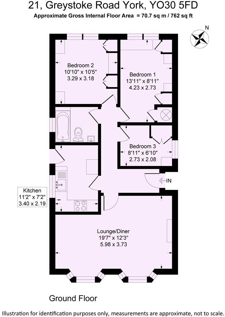 Greystoke Road, Rawcliffe, York, YO30 5FD floorplan