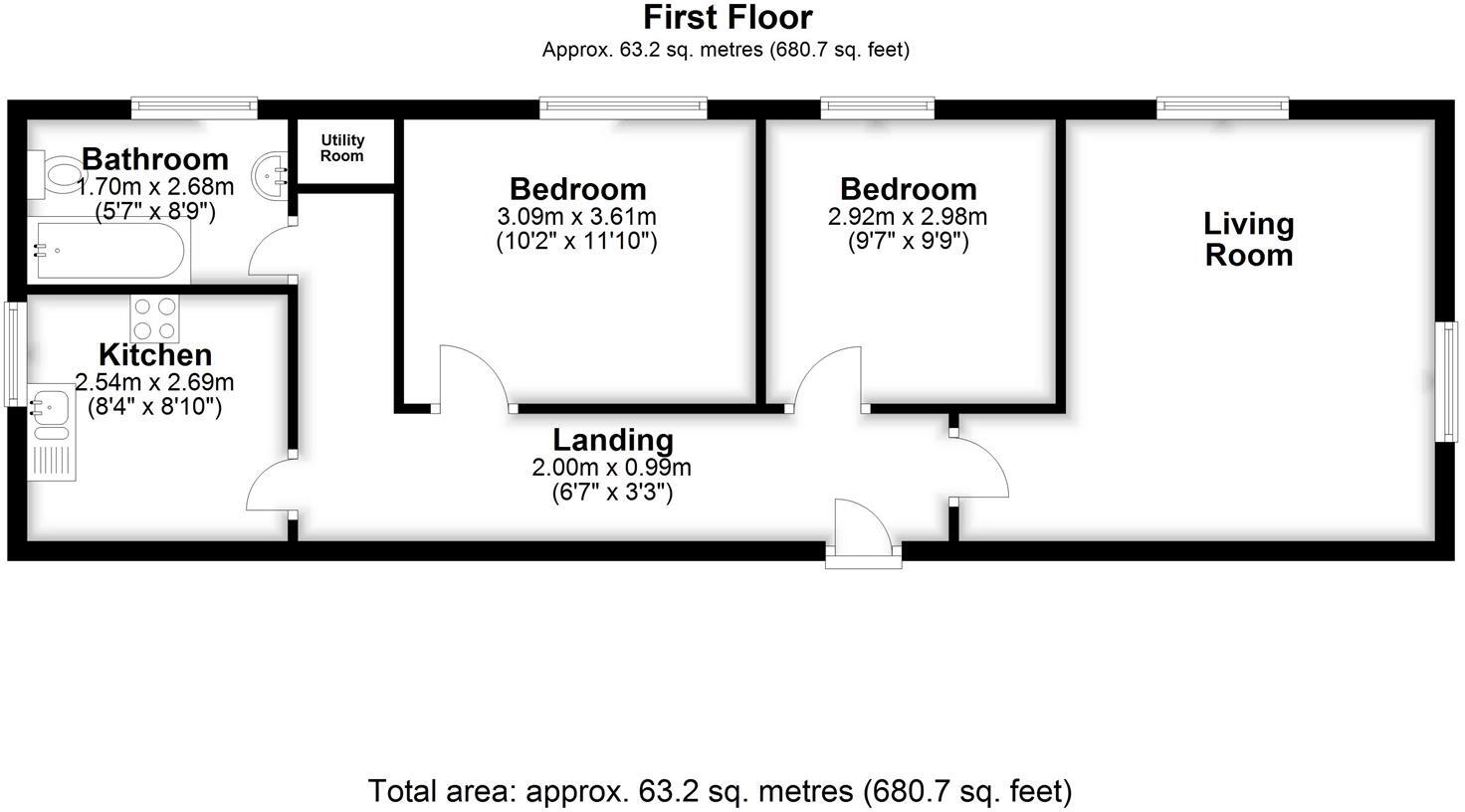 Nelson Road, Salisbury floorplan