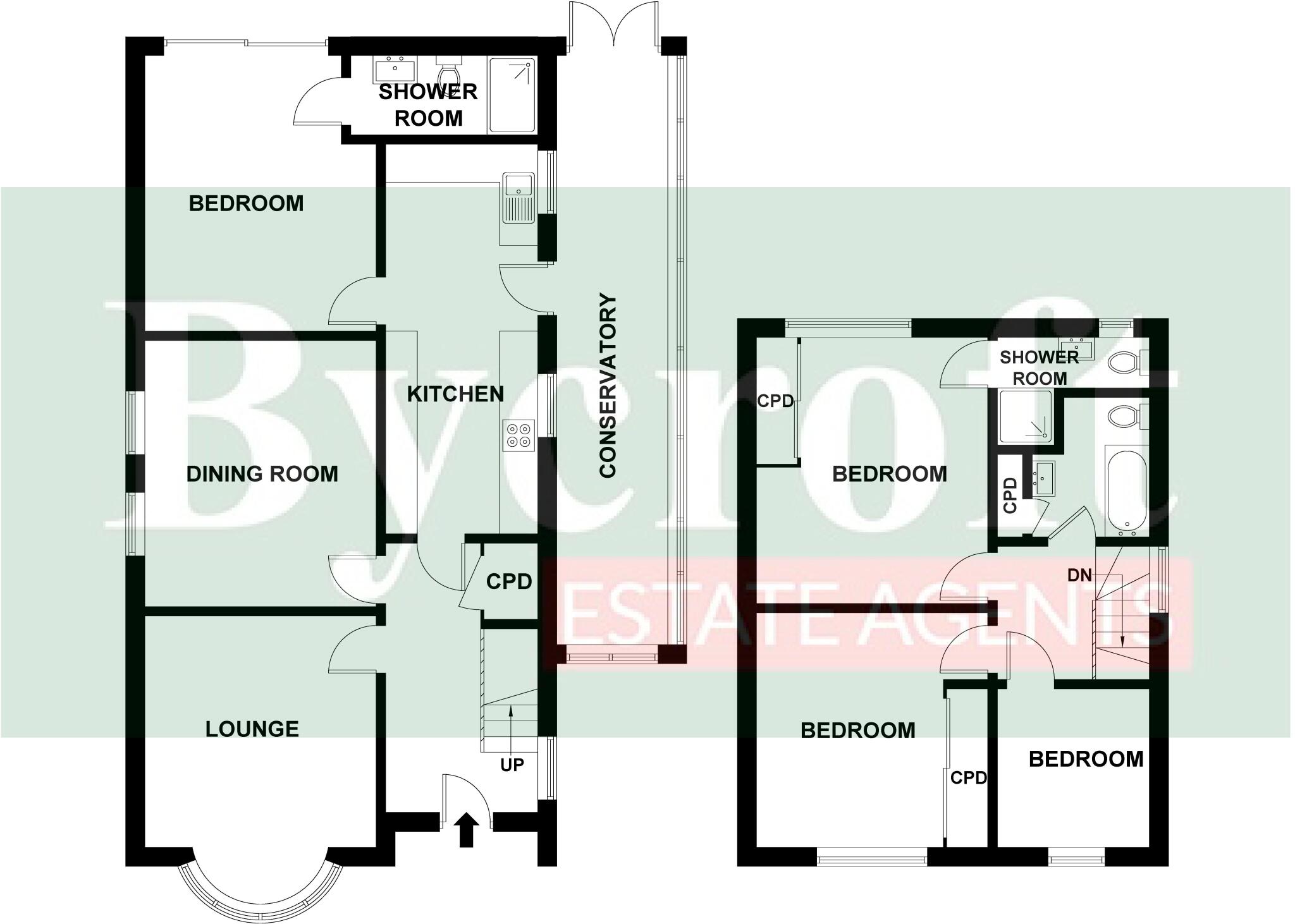 128, Ormesby Road floorplan