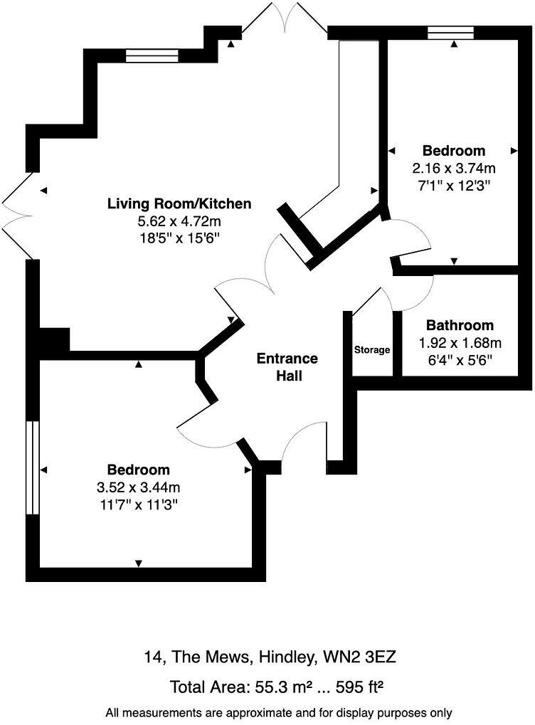 The Mews, Hindley floorplan