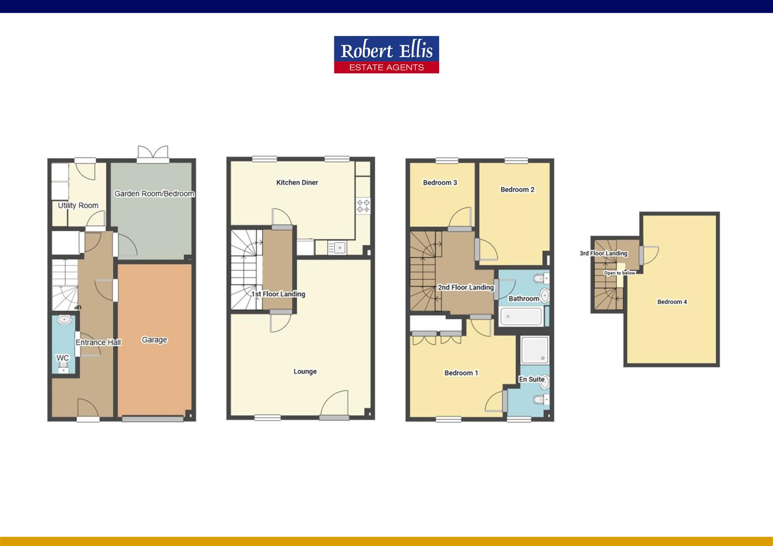 Wharton Crescent, Beeston floorplan