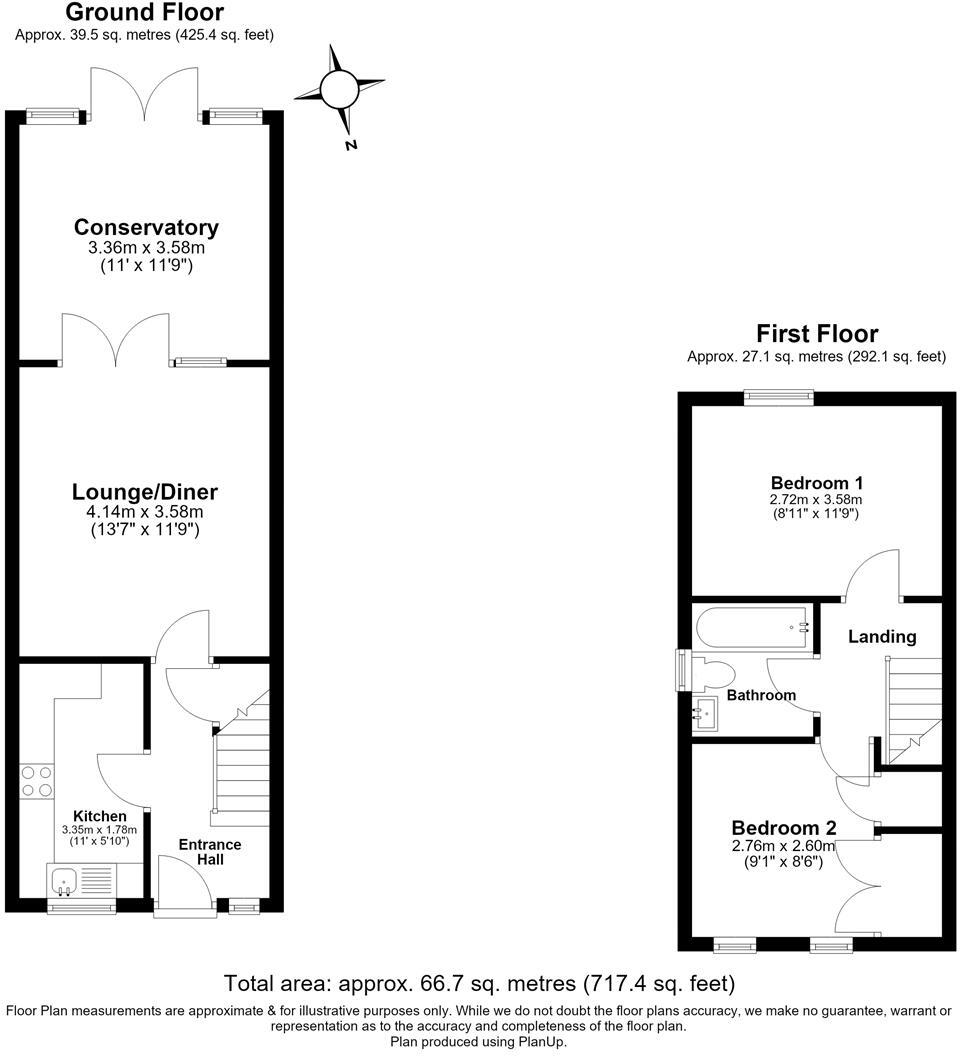 Burns Close, Hitchin floorplan