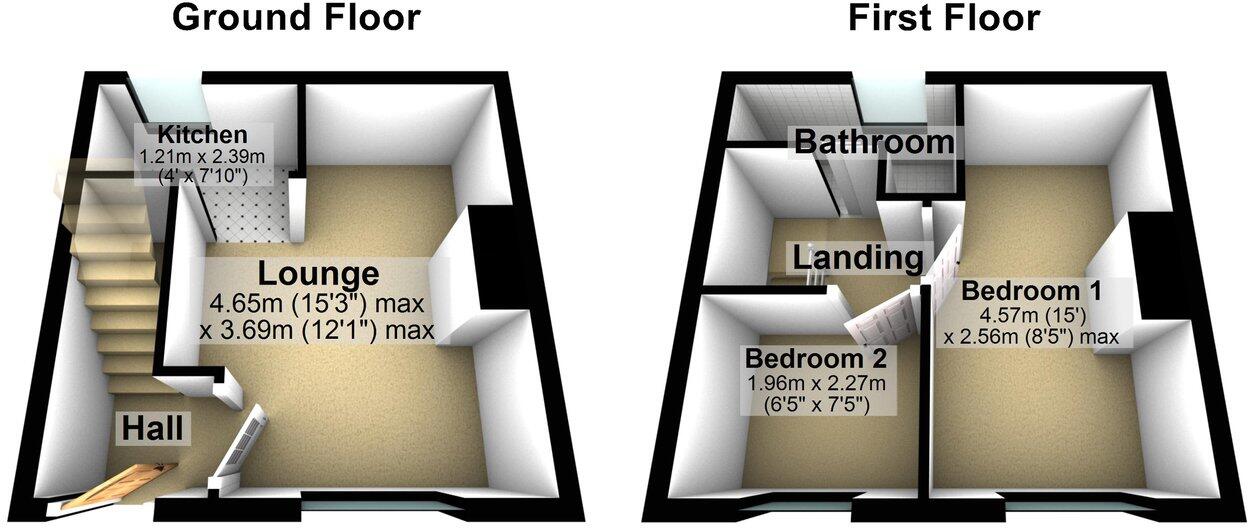 Gib Lane, Skelmanthorpe, Huddersfield, HD8 floorplan