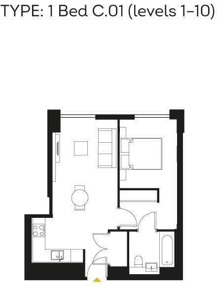 Brickworks, Wharf Approach, Holbeck, Leeds floorplan