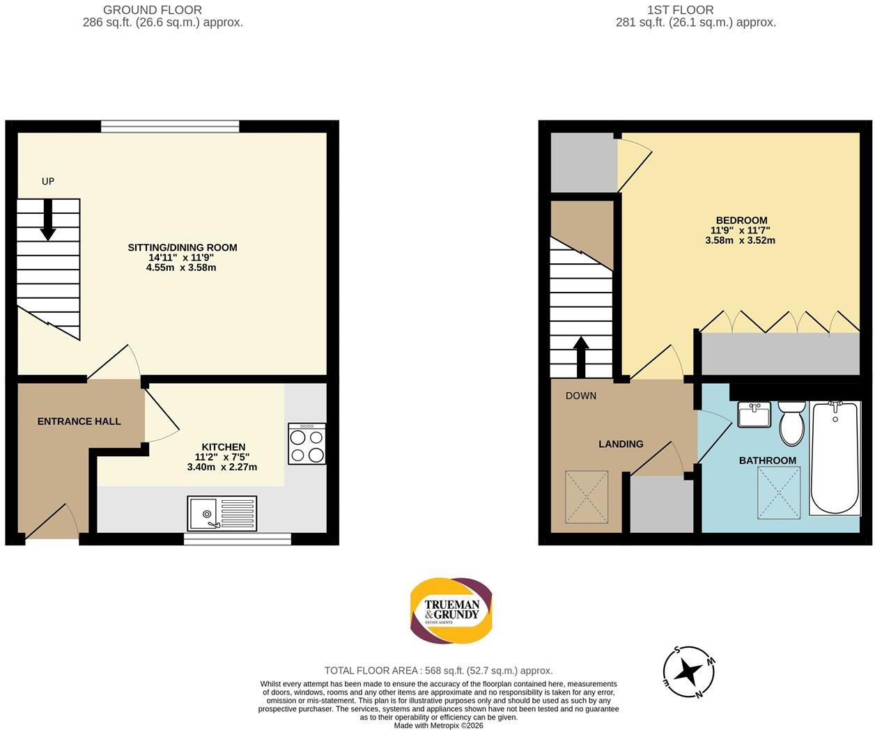 Crown Lane, Badshot Lea, Farnham floorplan