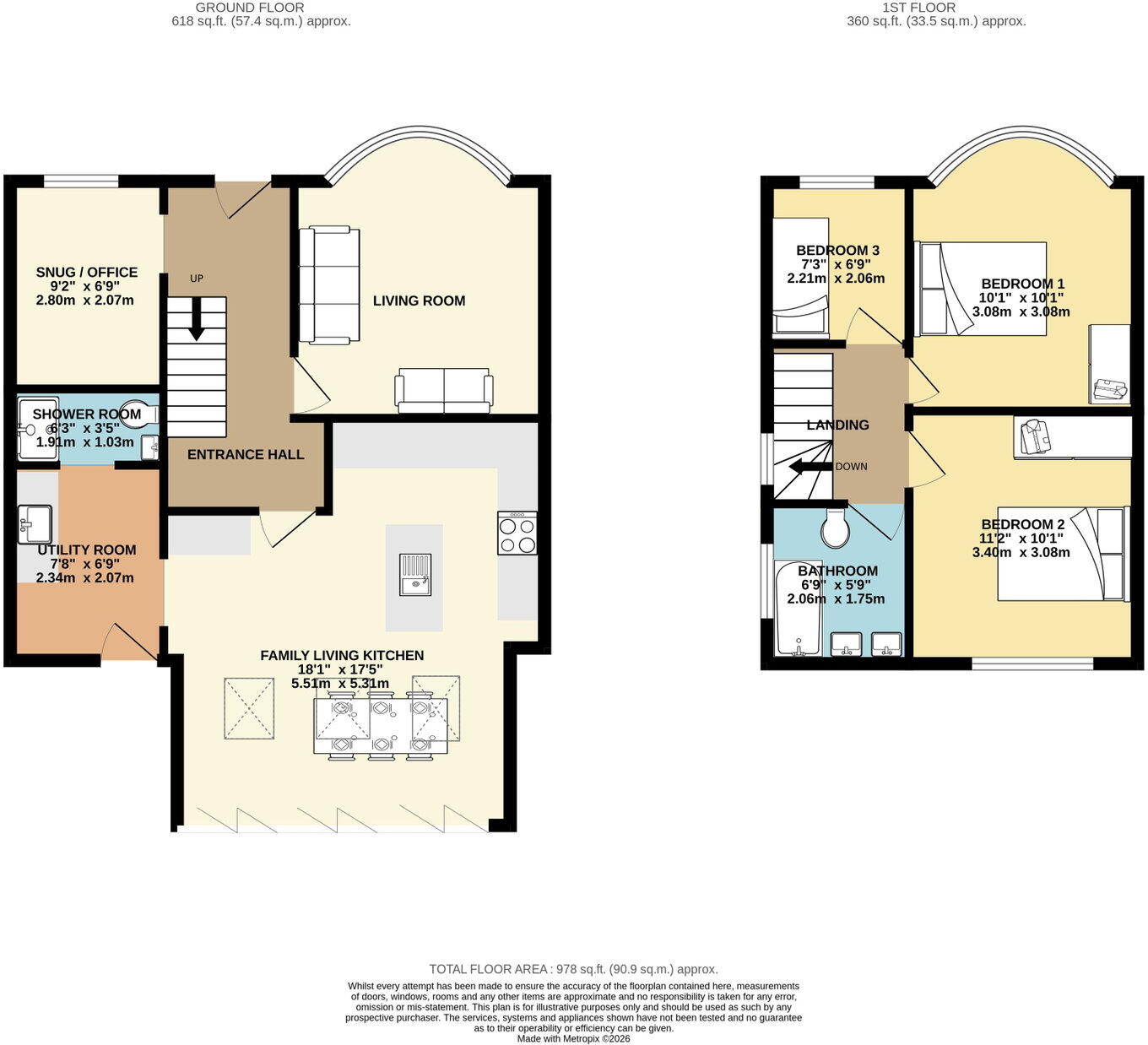 Hyldavale Avenue, Gatley floorplan