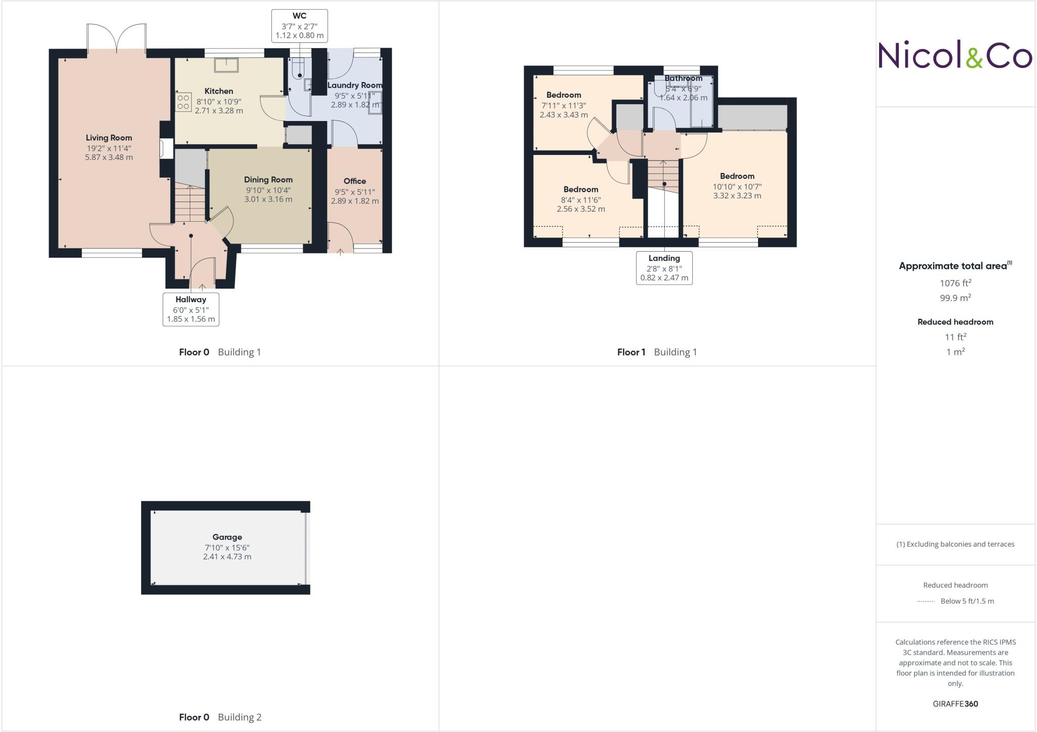 Station Road, Fernhill Heath, Worcester, Worcestershire, WR3 floorplan