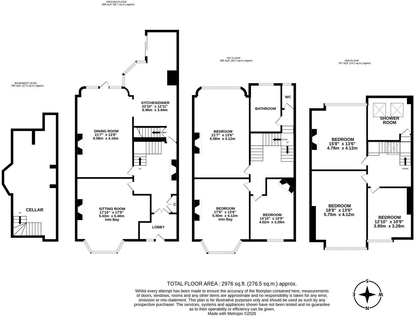 Haldane Terrace, Jesmond, Newcastle upon Tyne floorplan