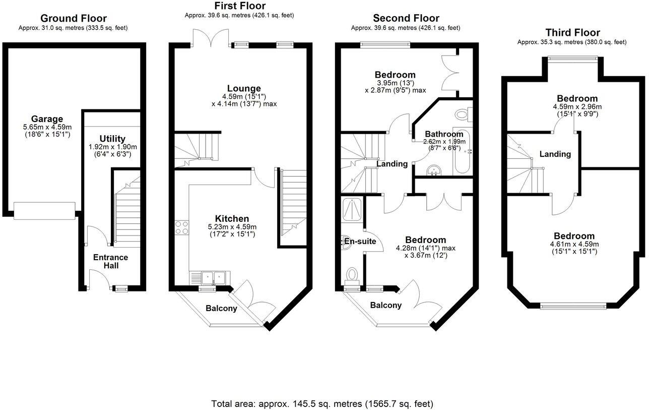 Gough Road, Sandgate, Folkestone, CT20 floorplan