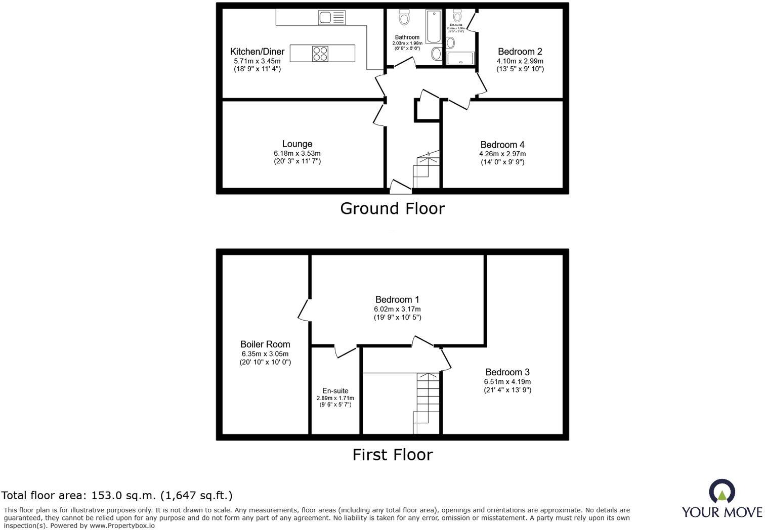 Calton Road, Keighley, West Yorkshire, BD21 floorplan