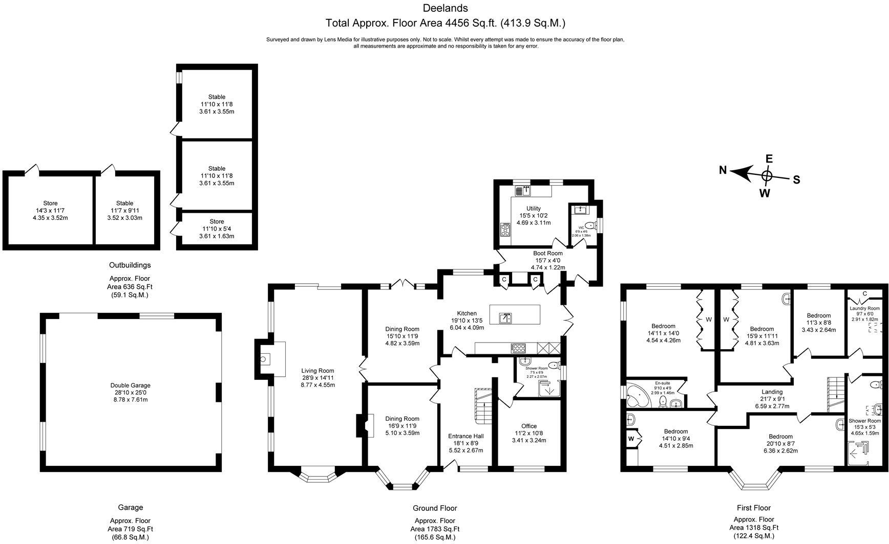 Deelands, Bowling Bank, Wrexham floorplan