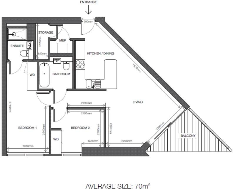 UNCLE Elephant & Castle, 9 Churchyard Row, SE11 floorplan