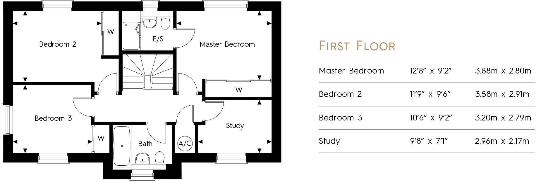 The Nightingales, Crowborough floorplan