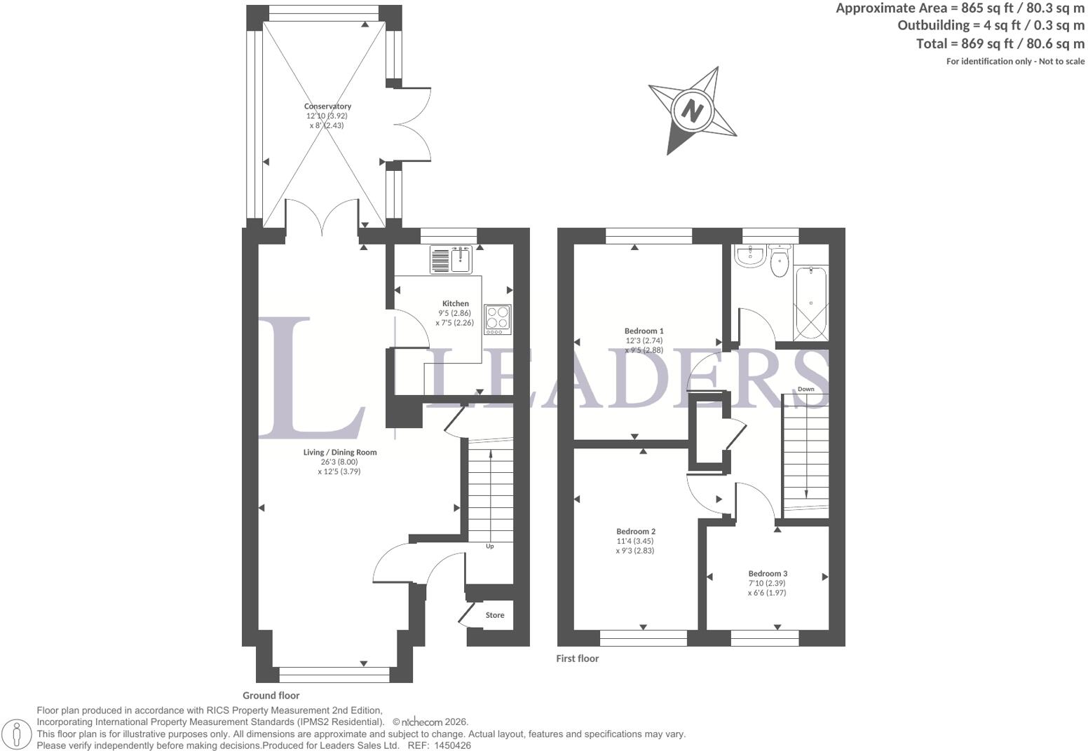 Westfield, Bognor Regis, West Sussex floorplan