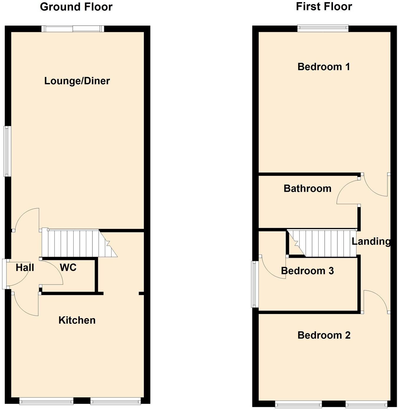 Pearl Lane, Vicars Cross, CH3 floorplan