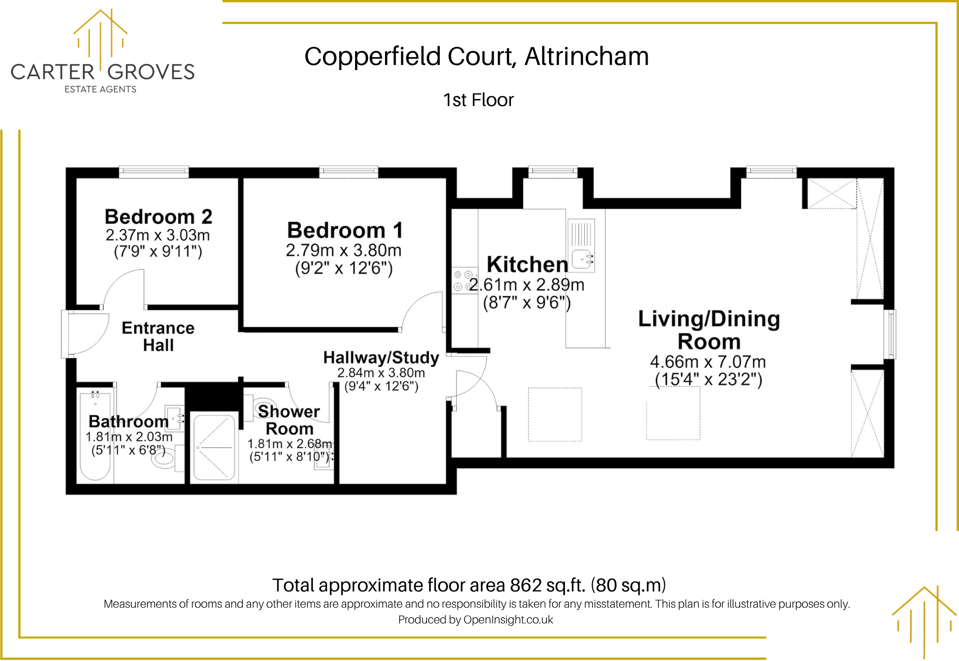 Copperfield Court, Altrincham, Greater Manchester, WA14 floorplan
