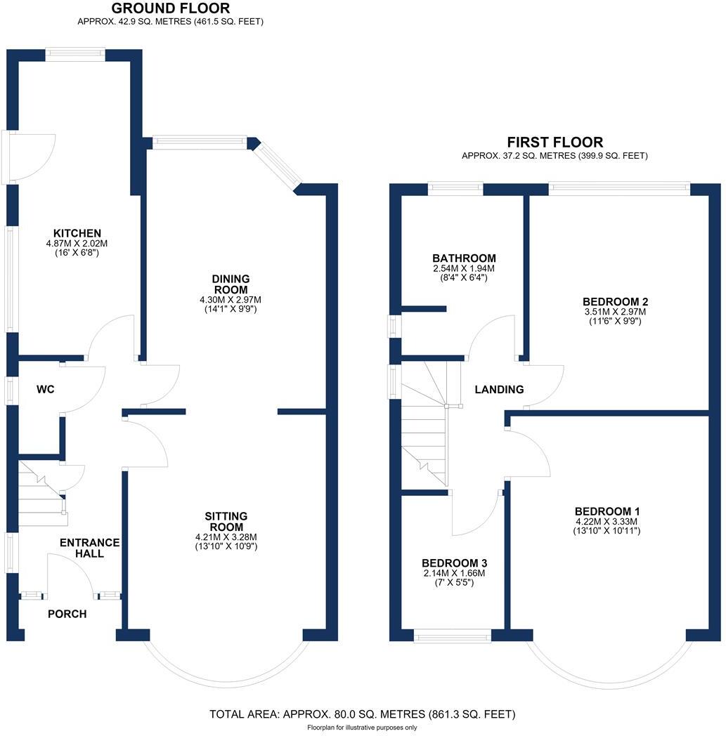 Crofton Avenue, Timperley floorplan