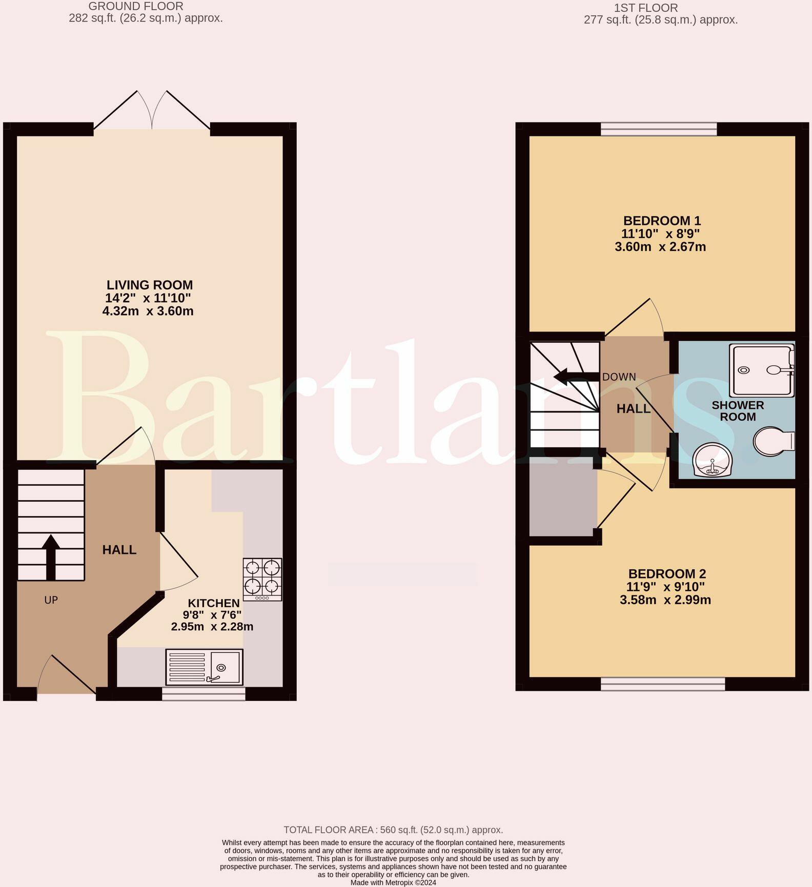 Bankside, Wombourne, WV5 floorplan