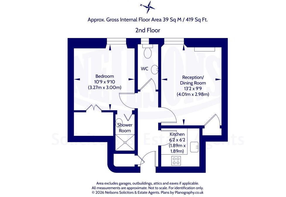 4/10 Corstorphine High Street, Edinburgh, EH12 7ST floorplan