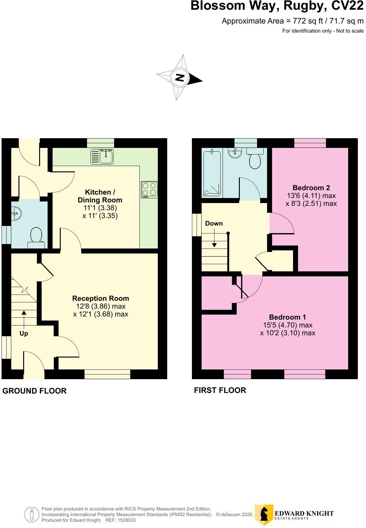 Blossom Way, Rugby floorplan