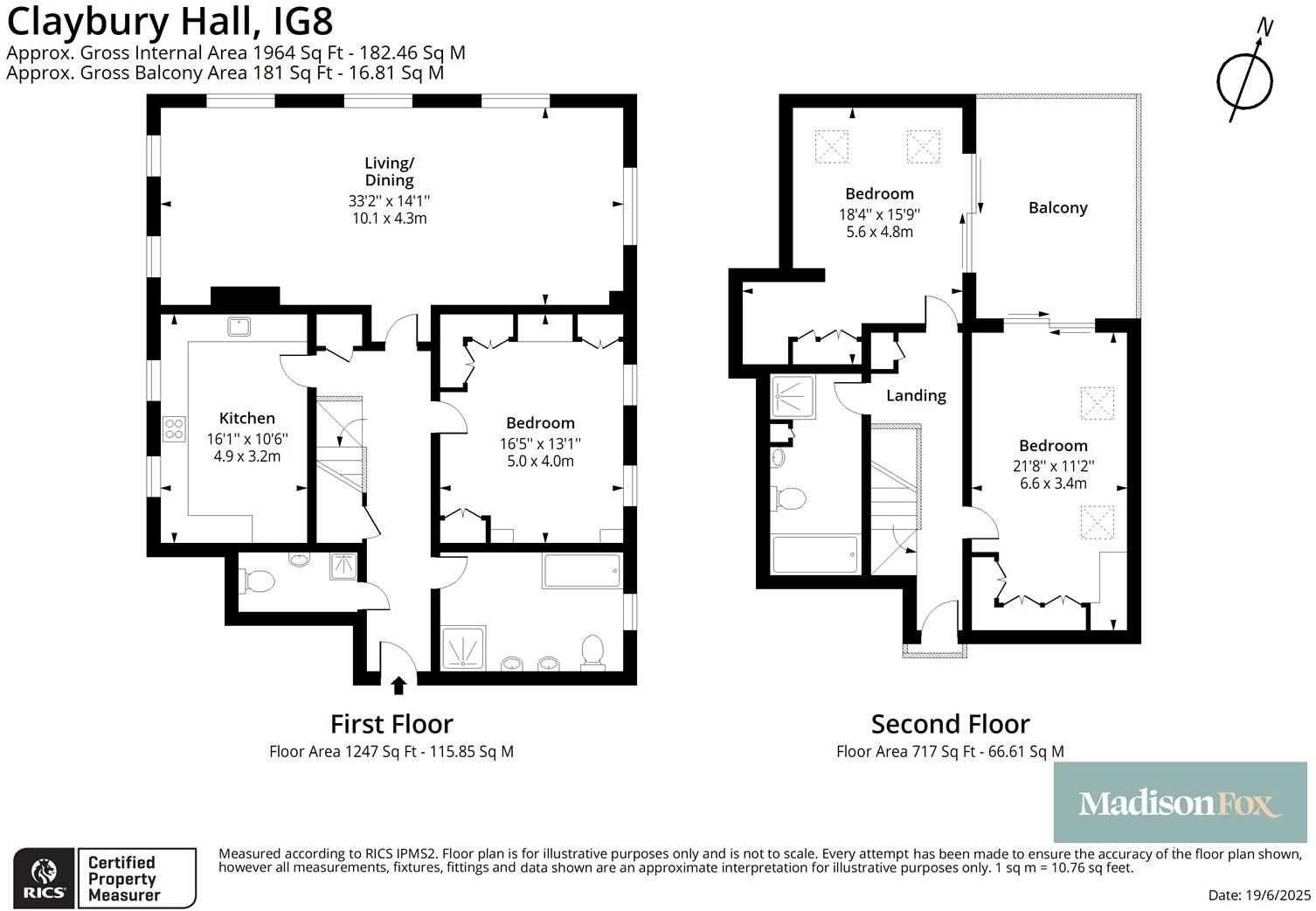 Claybury Hall, Regents Drive, Woodford Green, IG8 floorplan
